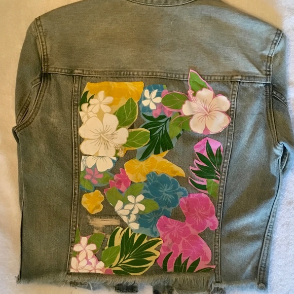 Upcycled Denim Jacket - Picture 1 of 3